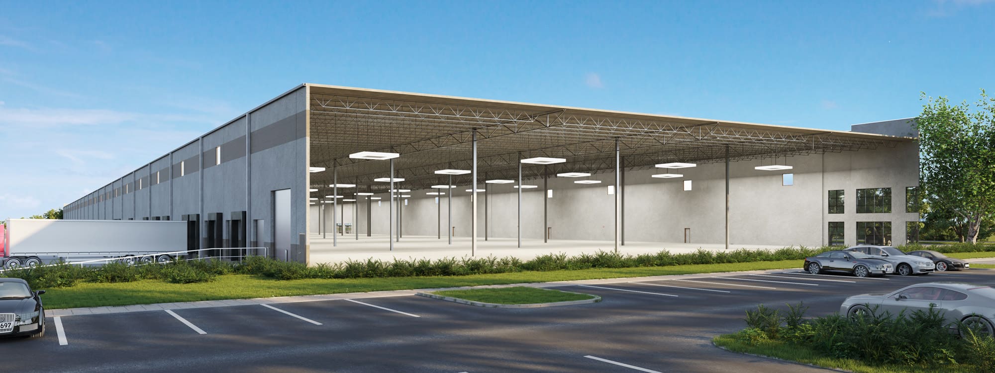 Simpsonville 64 Logistics Park - Building I - 207,400 SF Available for Lease 2024 - Hunt Midwest