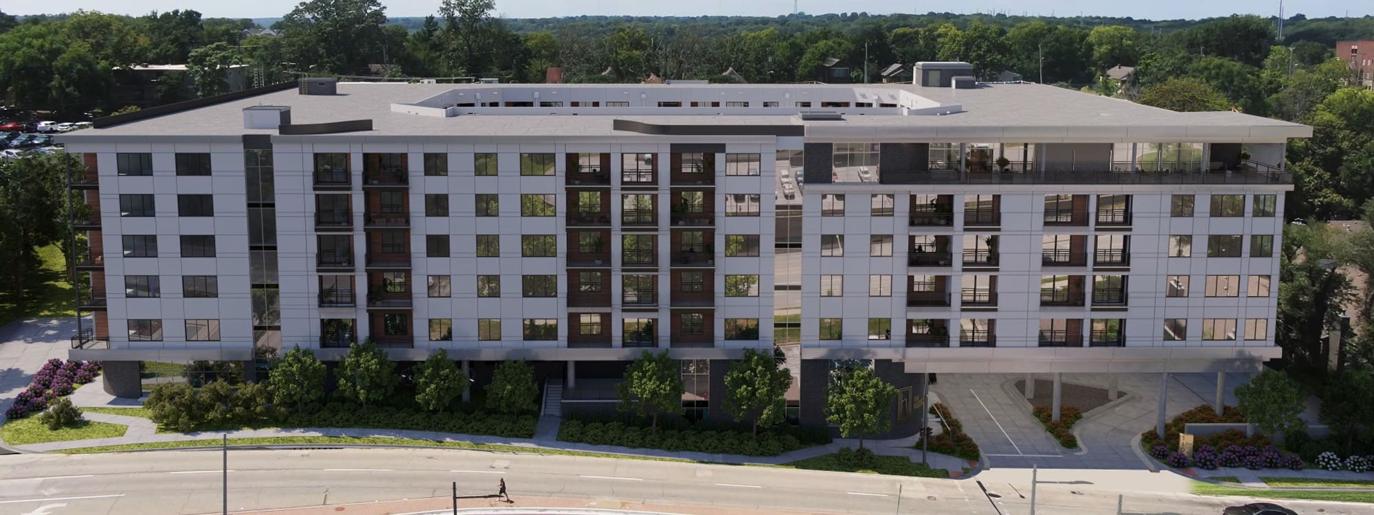 The Hudson, a 228-unit luxury apartment community, will bring high-quality housing and first-class amenities to the Rosedale neighborhood in Kansas City, Kansas.